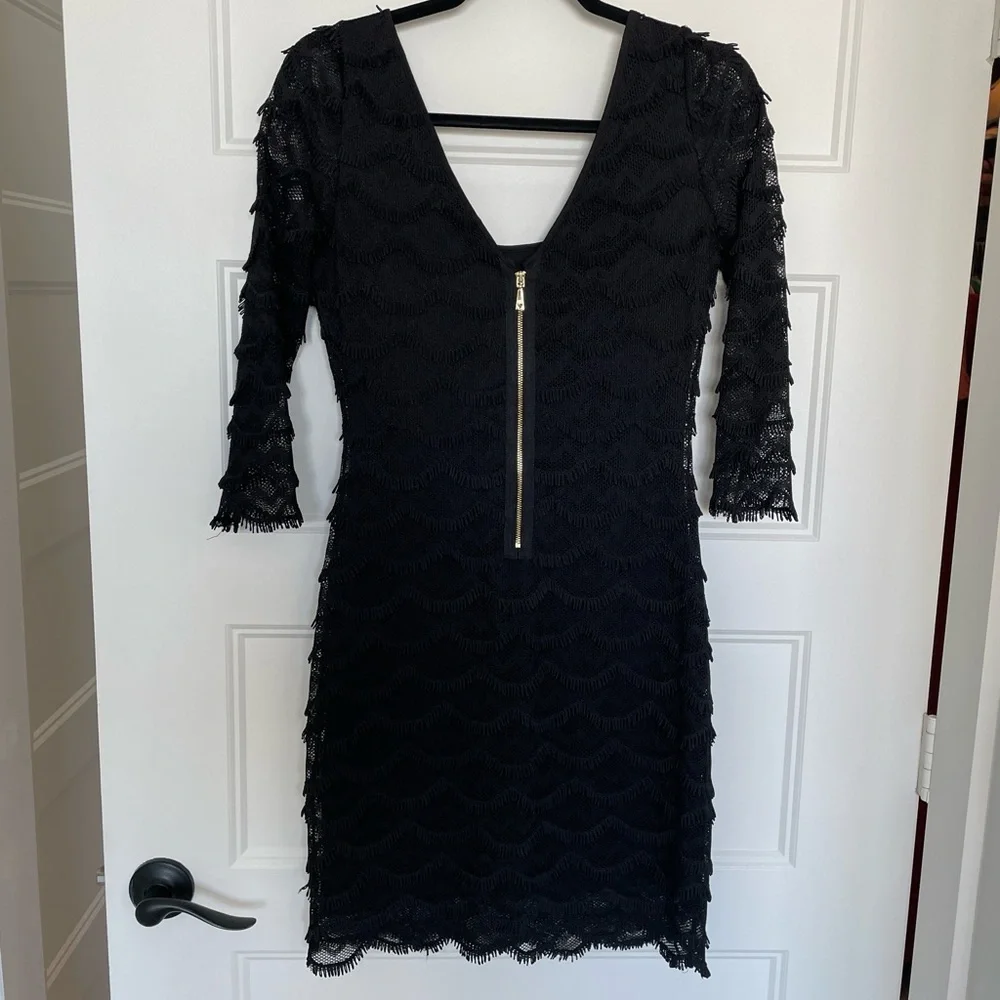 Guess Black Long Sleeve Dress - Picture 4 of 12
